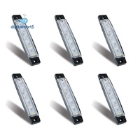 6Pcs LED Marine Boat Lights Marine Courtesy Light Strip Deck Transom Cockpit Navigation Lighting Wat