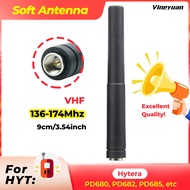 【TX-62】2PCS VHF 136-174Mhz Antenna for Hytera Hyt Xip Walkie Talkies