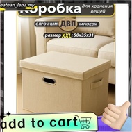 Waterproof  Storage Box-50x35x31cm, 55L Capacity with Ergonomic Handles-Organizer for Home and  Use
