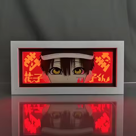 Paper Cut Anime Led Light Box Toilet Bound Hanako Kun Desk Light for Bedroom Decor Kids Birthday Gif