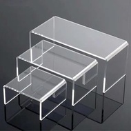 3mm transparent U-shaped shelf - D27 R10 C8cm