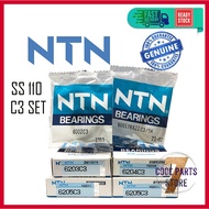 SS110 SS2 Yamaha Engine Bearing Set C3 NTN SS110 / SS2 Yamaha - 100% ORIGINAL