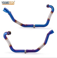 51 Mm For Suzuki Gixxer 250 Sf Motorcycle Full Exhaust System Header Middle Link Gixxer250 S