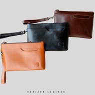 Women's Handbag Genuine Leather Men's Clutch Macaro Leather Handbag