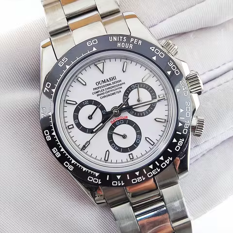 4130 Automatic Movement Watch 39mm Watch Chronograph Dial Sapphire Glass Waterproof High-end Men's W