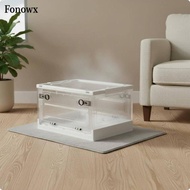 [AbabixaMY] Oxygen Chamber Foldable Portable Pet Recovery Box Ventilated Animal Treatment Cage for C
