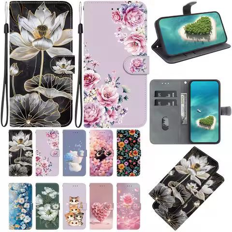 Leather Phone Case For For Nokia 1.4 2.2 2.4 3.4 4.2 5.3 5.4 6.2 7.2 X10 X20 X30 XR20 XR21 G42 C20 C