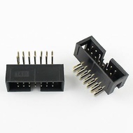 Socket L bend IDC 2x7 pin Box header connector 14p 2.54mm Socket 14