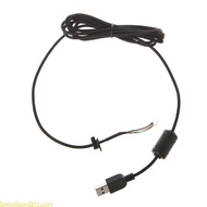 Love Durable Mouse Accessory 2m Nylon Braided Line USB Cable for G9 G9X Gaming Mouse