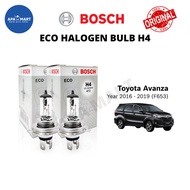 BOSCH Eco H4 Halogen Headlamp Bulb 12V 60/55W H4 Bulb for Toyota Avanza (2016-2019(F653) Mentol Depan Toyota Avanza F653