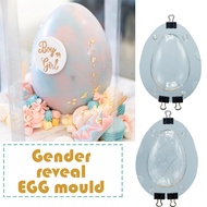 6 inch Gender reveal egg mould Tall Dinosaur egg mould easter jelly cake decorating eggs mold rabbit