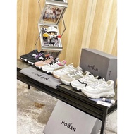 Hogan Inspired Genuine Leather Thick Sole Women's Casual & Outdoor Walking Shoes - White