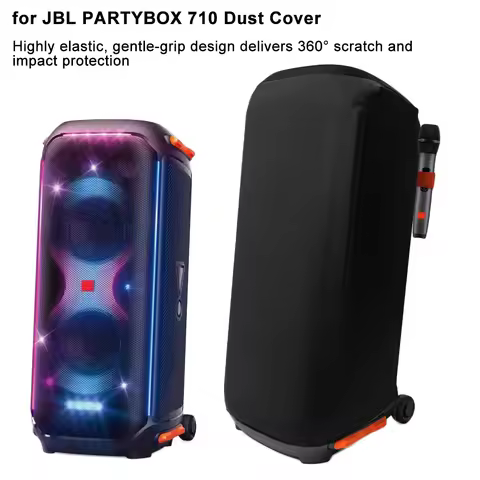 Dust Cover Portable Protective Case Stretch Soft Sleeve With Elastic Band For JBL Partybox 710/720 S