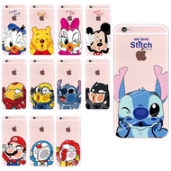 {Everything Have 3C} Grimace Squeeze Glass Cartoon Transparent Phone Case I6/I7/I8/IX