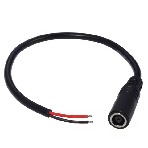 18AWG 2 Pin to 7.4x5.0mm Female DC Cable Power Supply Extension Cord Adapter Connector 120W 30cm