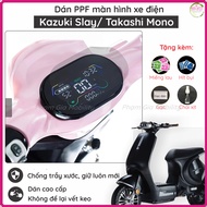Miếng dán màn hình mặt đồng hồ xe điện Takashi Mono Kazuki Slay PPF trong nhám cao cấp chống trầy xư