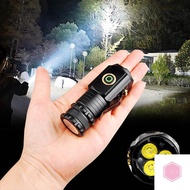 Ultra Bright 3LED Rechargeable Flashlight - 18350 Battery Waterproof Camping Outdoor Work Light