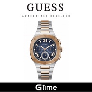 [Official Warranty] Guess GW0572G4 Unisex's Silver Case Silver Stainless Steel Strap Watch
