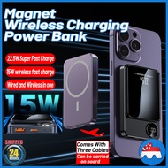 🇸🇬 [In Stock]Magnetic Power Bank 7000mAh/15000mAh 15W/PD22.5W Fast Charging Powerbank Wireless MiNi 