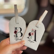 Custom Name Personalized Luggage Tag Soft Airplane Check-in PU Leather Holiday Travel Boarding Pass