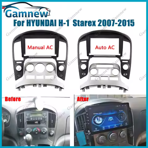 9 Inch Car Frame Fascia Adapter Decoder Android Radio Dash Fitting Panel Kit For Hyundai Starex Star