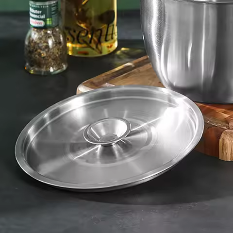 Household 20/22/24CM Universal Stainless Steel Pot Lid Reusable Cooking Pot Cover Wok Cover Frying P