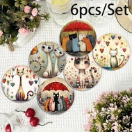 Supply Round Coffee Coaster Tea Coaster Water Coaster Car Car Coaster Silicone Coaster Heat Insulati