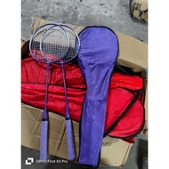 Children's Badminton Racket Pair With Racket Bag Code 006