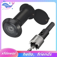 220-Degree Solid Peep Holes for Door with 16mm Drill Bit,0.63in Door Peephole for Door Thick From 1-