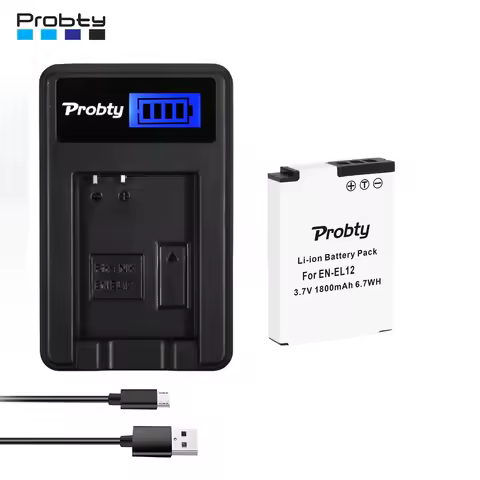 EN-EL12 Replacement Battery for Nikon Coolpix A1000, B600, Coolpix AW130, A900, W300, S1200pj, S9900