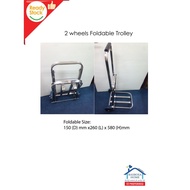 2 Wheels Foldable Trolley