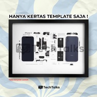 IPHONE [ Layout Template Paper] Layout Template Design Artworkiphone