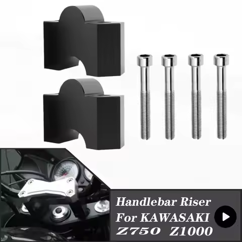 For KAWASAKI Z750 Z-750 Z750S Z750R Z1000 2003 - 2016 Motorcycle Aluminum Handlebar Extension Riser 
