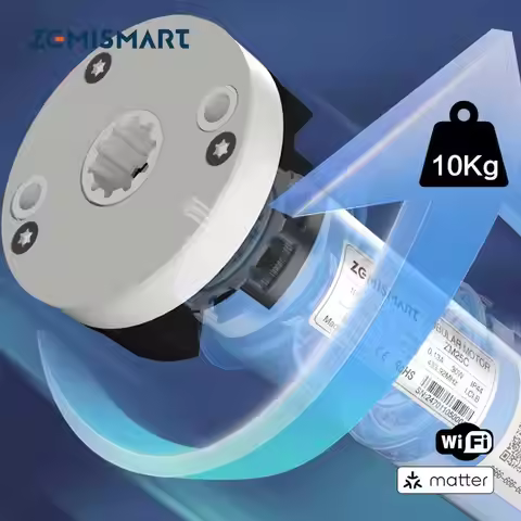 Matter Over WiFi 2N Smart Roller Shade Blinds Motor for 37 38mm Tube Alexa Google Home Smartthings H