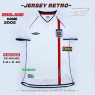 ENGLAND HOME RETRO JERSEY 2002