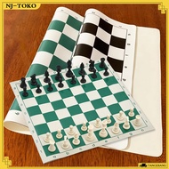 51*51cm Soft Chessboard PVC Portable Folding Chess Board Large Size Outdoor Children's Chess Play Ma