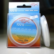 Leader Samar Fluorocarbon 4 5 6 8 10 12 15 18 20 25 30 40 50 60 70 80 100 lbs - Relix Nusantara Fish