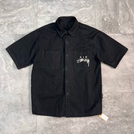 [BUIVINTAGE] short sleeve Stu AIR B7188 Buivintage shirt, thick fabric with comfortable fit.