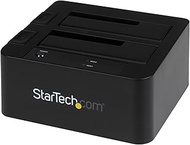 StarTech.com Dual-Bay USB 3.0 / eSATA to SATA Hard Drive Docking Station, External 2.5/3.5" SATA I/I
