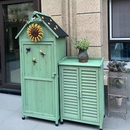 Courtyard tool room, yard storage cabinet, outdoor miscellaneous cabinet, garden waterproof and suns