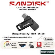 SanDisk Ultra Dual Drive Go USB 3.2 Gen 1 Type C Thumb Drive Flash Drive 32GB 64GB 128GB 256GB DC3