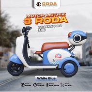 Goda sepeda listrik roda3 golden Apollo 200 dinamo 650w aki 48v12ah 50km