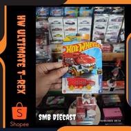 MERAH HOT WHEELS HW ULTIMATE T-REX TRANSPORTER RED