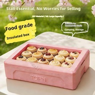 24L 31L 46L EPP Cooler Box Food Grade Transparent Lid Insulated Ice Box Kotak Ais Hot Cold Storage O