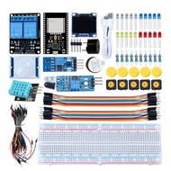 ESP32 ESP-32S WIFI Development Board Relay DHT11 Sensor 830 Breadboard Passive Buzzer for Arduino No