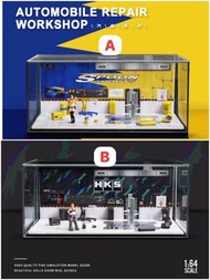 ****預訂 pre-order****   匯藝MoreArt MA 1:64 場景 維修車間 HKS/SPOON