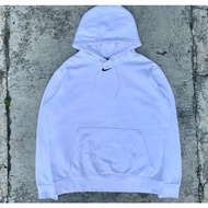 PUTIH White Nike center Hoodie