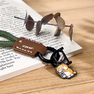 白爛貓蛇麼攏賀系列-真的很棒皮革鑰匙圈