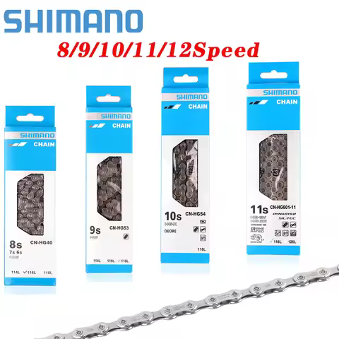 Shimano Bicycle Chain 8/9/10/11/12 Speed HG701 HG601 HG40 HG53 HG54 HG95 HG93 M7100 M8100 M9100 MTB 