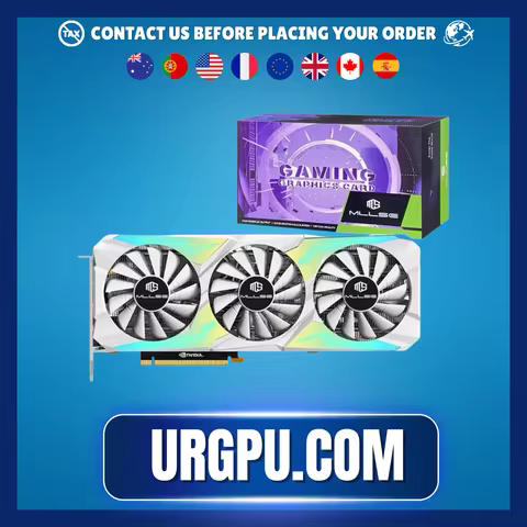 USED RTX 3080 10GB Graphics Card GDDR6X 320 Bit PCI-E 4.0×16 8+8Pin NVIDIA GPU RGB Lighting Gaming V